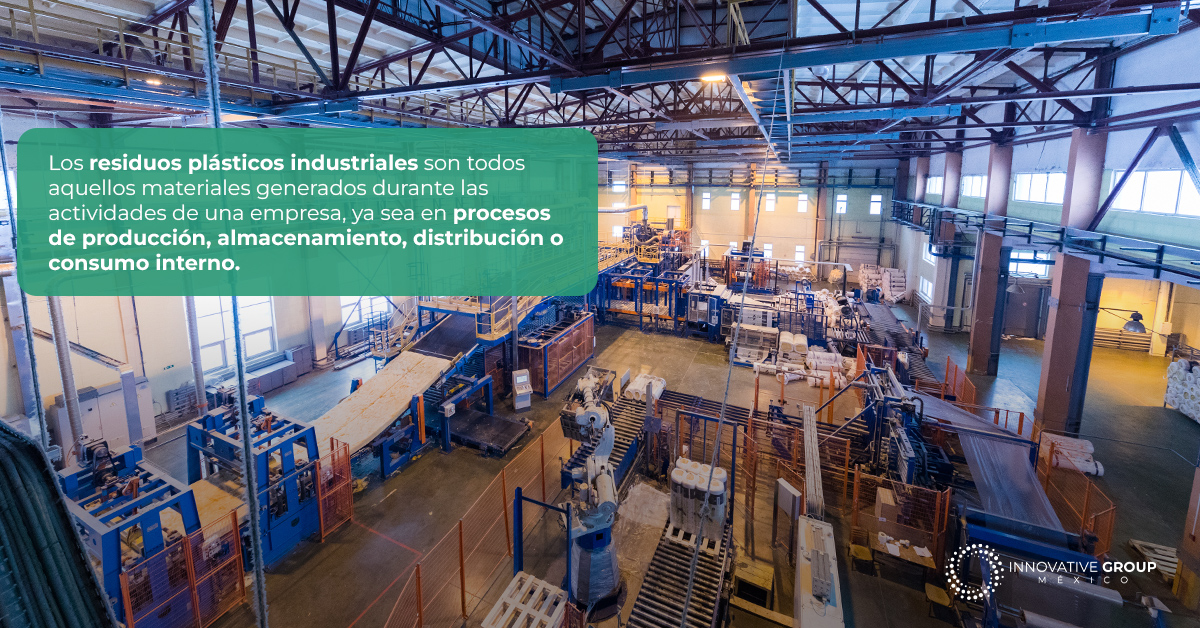 residuos plásticos de una empresa